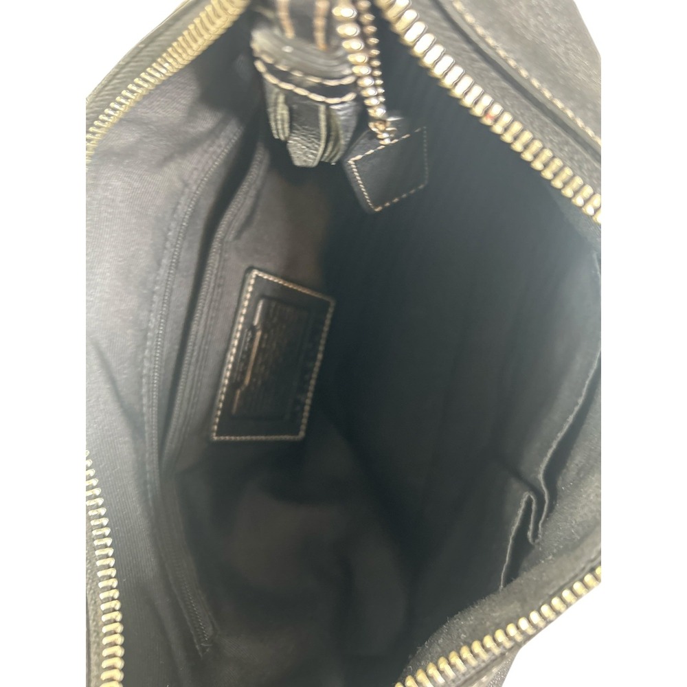 Vintage Coach Soho Leather Hamptons Soho Buckle Flap Buckle Shoulder Bag Y2K - Picture 9 of 15